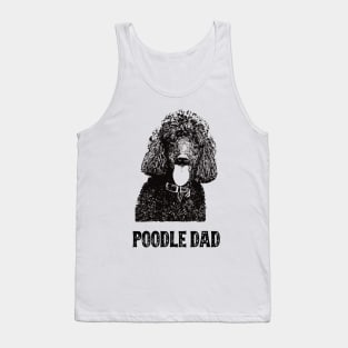 Poodle Dad Standard Poodle Tank Top